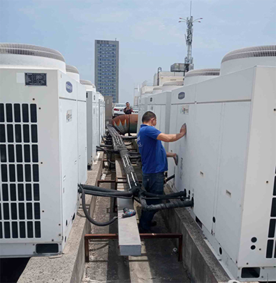 龙子湖中央空调制热和不制冷系统维修方法